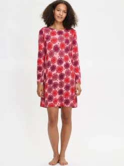 Nanso Yöasut Ja Oloasut*AMARA lyhyt pitkähihainen yöpaita -