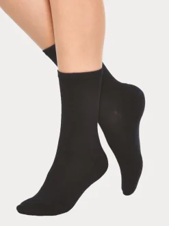 Nanso Katso Valikoima|Katso Sukat*COTTON BASIC nilkkasukat, 5 paria - musta