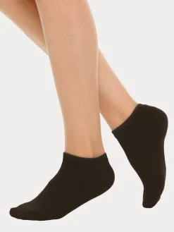 Nanso Katso Valikoima|Katso Sukat*COTTON BASIC SNEAKERS sukat, 5 paria - musta