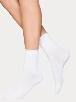 Nanso Katso Valikoima|Katso Sukat*COTTON COMFORT sukat, 2 paria - musta/valkoinen