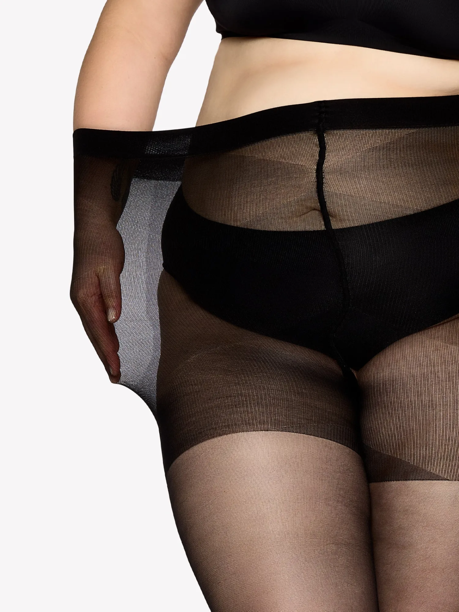 Nanso Katso Curvy-Sukkahousut|Katso Valikoima*CURVY 40 den sukkahousut - musta