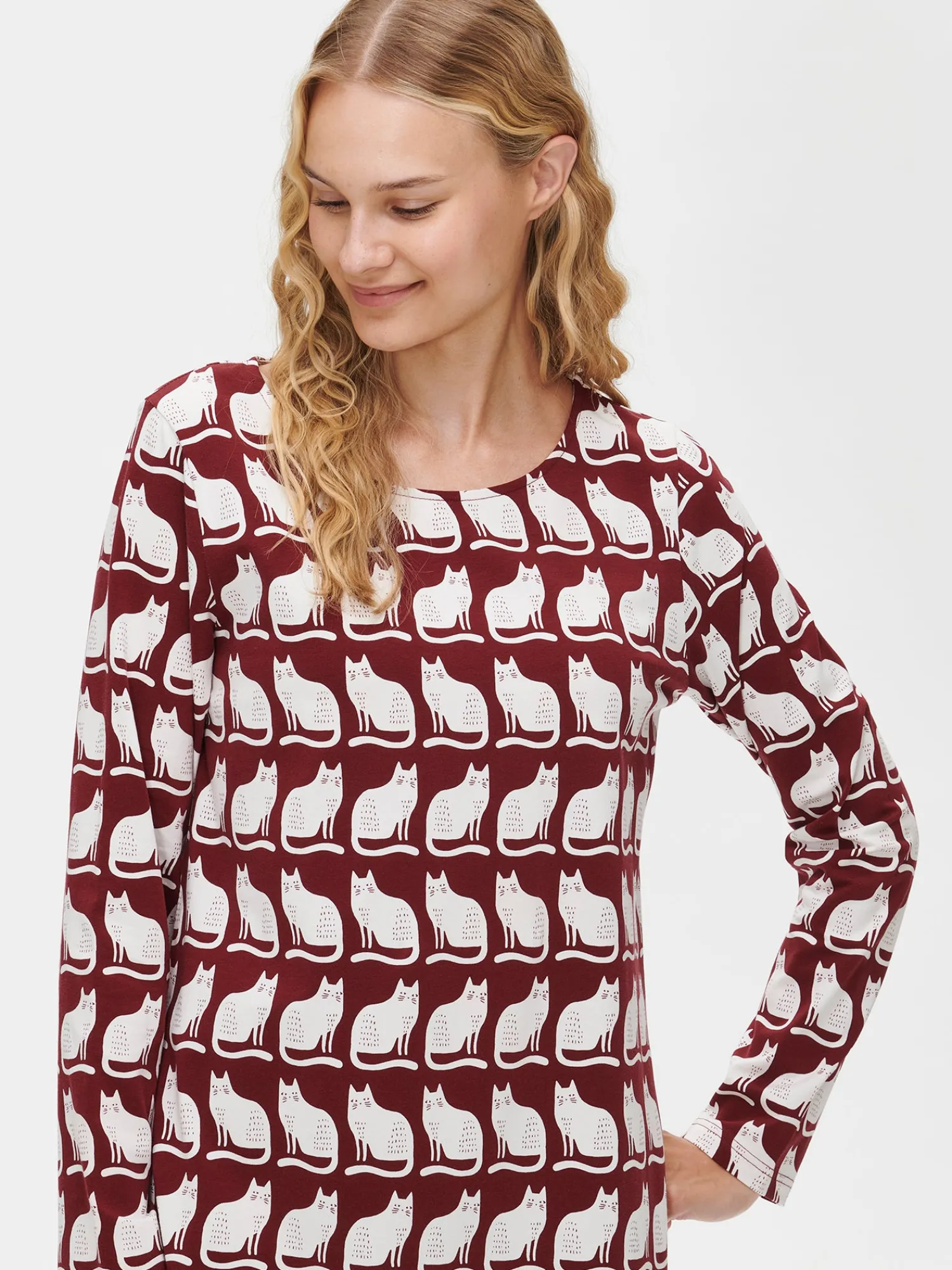 Nanso Yöasut Ja Oloasut*HELVI lyhyt yöpaita -