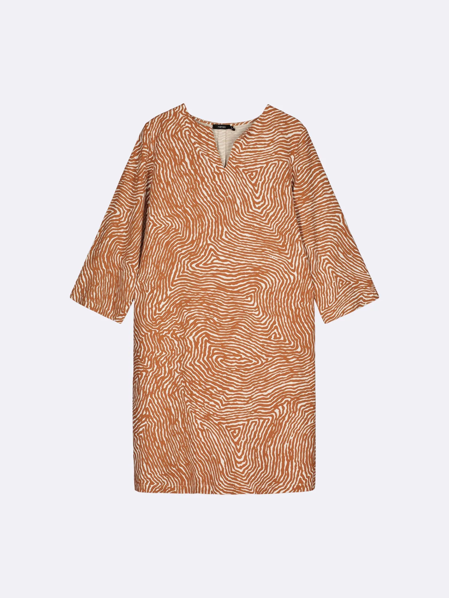 Nanso Pellavavaatteet|Mekot*JÄLKI lyhyt kangasmekko -