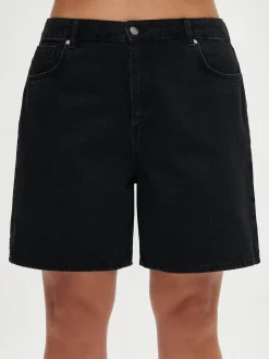 Nanso Housut Ja Farkut*KAMILLA farkkushortsit - tumman