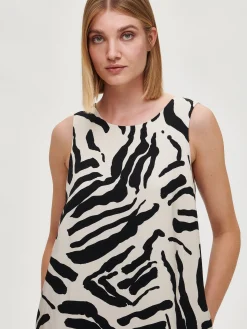 Nanso Pellavavaatteet|Mekot*KLIPPAN lyhyt kangasmekko -