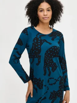 Nanso Yöasut Ja Oloasut*LEONORA pitkähihainen pitkä yöpaita –