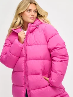 Nanso Takit, Jakut Ja Liivit*LUMI pitkä toppatakki - pinkki