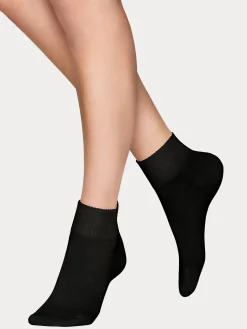 Nanso Katso Valikoima|Katso Sukat*LYOCELL SNEAKER sukat, 2 paria - musta