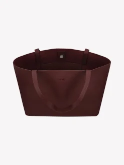 Nanso Laukut|Asusteet*MAXI NARU nahkalaukku - tumma viininpunainen