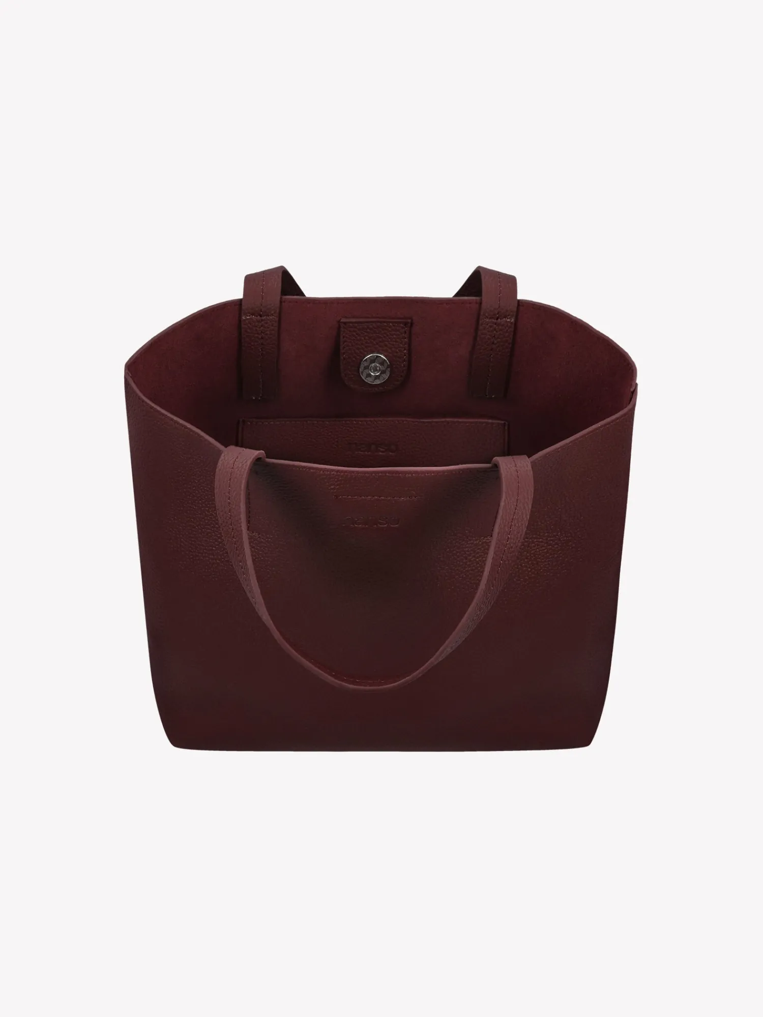 Nanso Laukut|Asusteet*NARU TOTE nahkalaukku - tumma viininpunainen