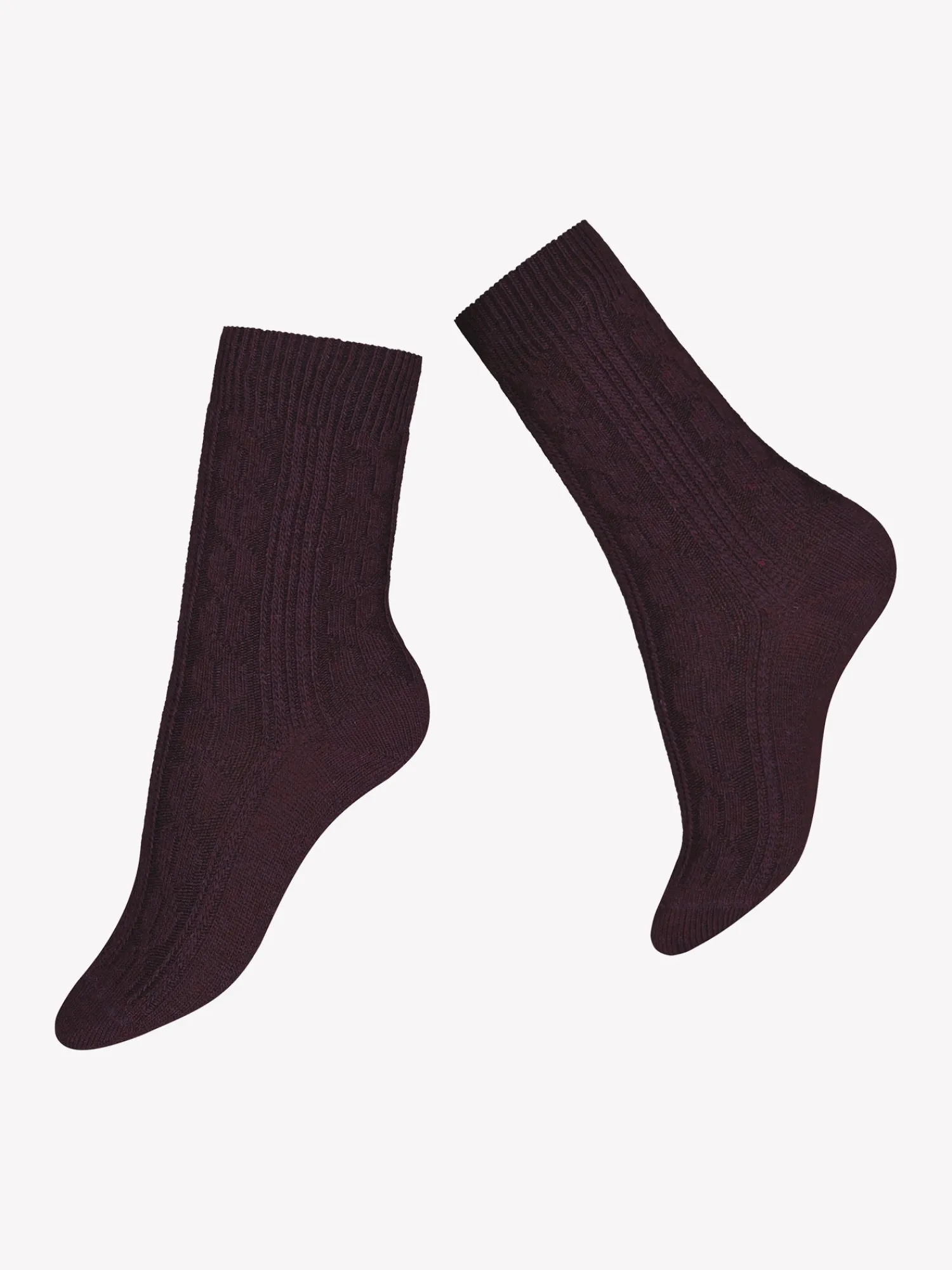 Nanso Katso Valikoima|Katso Sukat*OLIVIA CASHMERE nilkkasukat - viinin