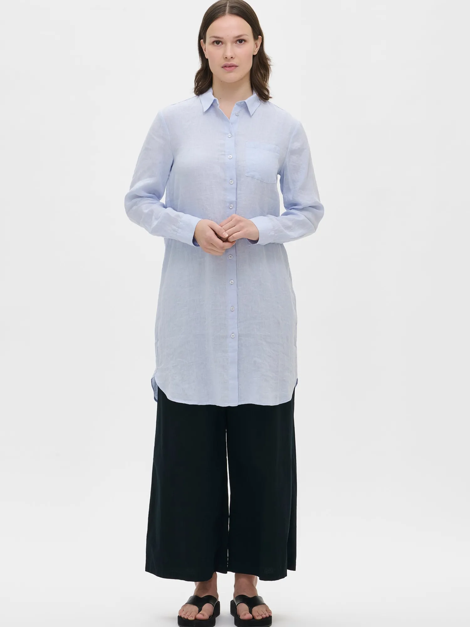 Nanso Pellavavaatteet|Paidat Ja Tunikat*PELLAVA pitkä paitapusero -