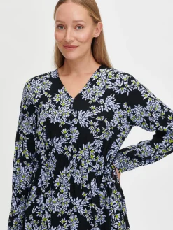 Nanso Mekot*PIHLAJA pitkä kangasmekko -