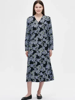 Nanso Mekot*PIHLAJA pitkä kangasmekko -