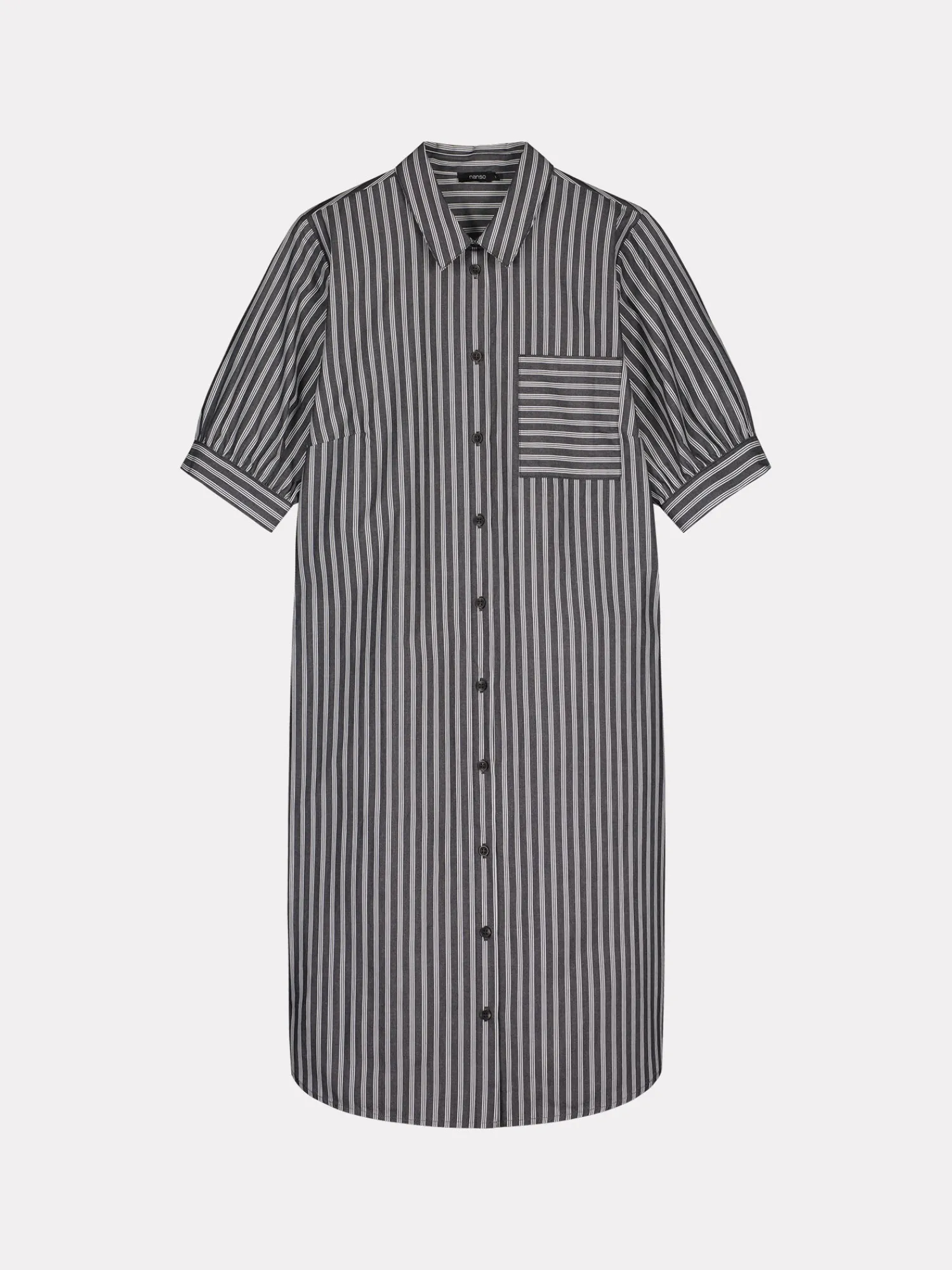 Nanso Mekot*PIIRTO paitamekko - siniharmaa