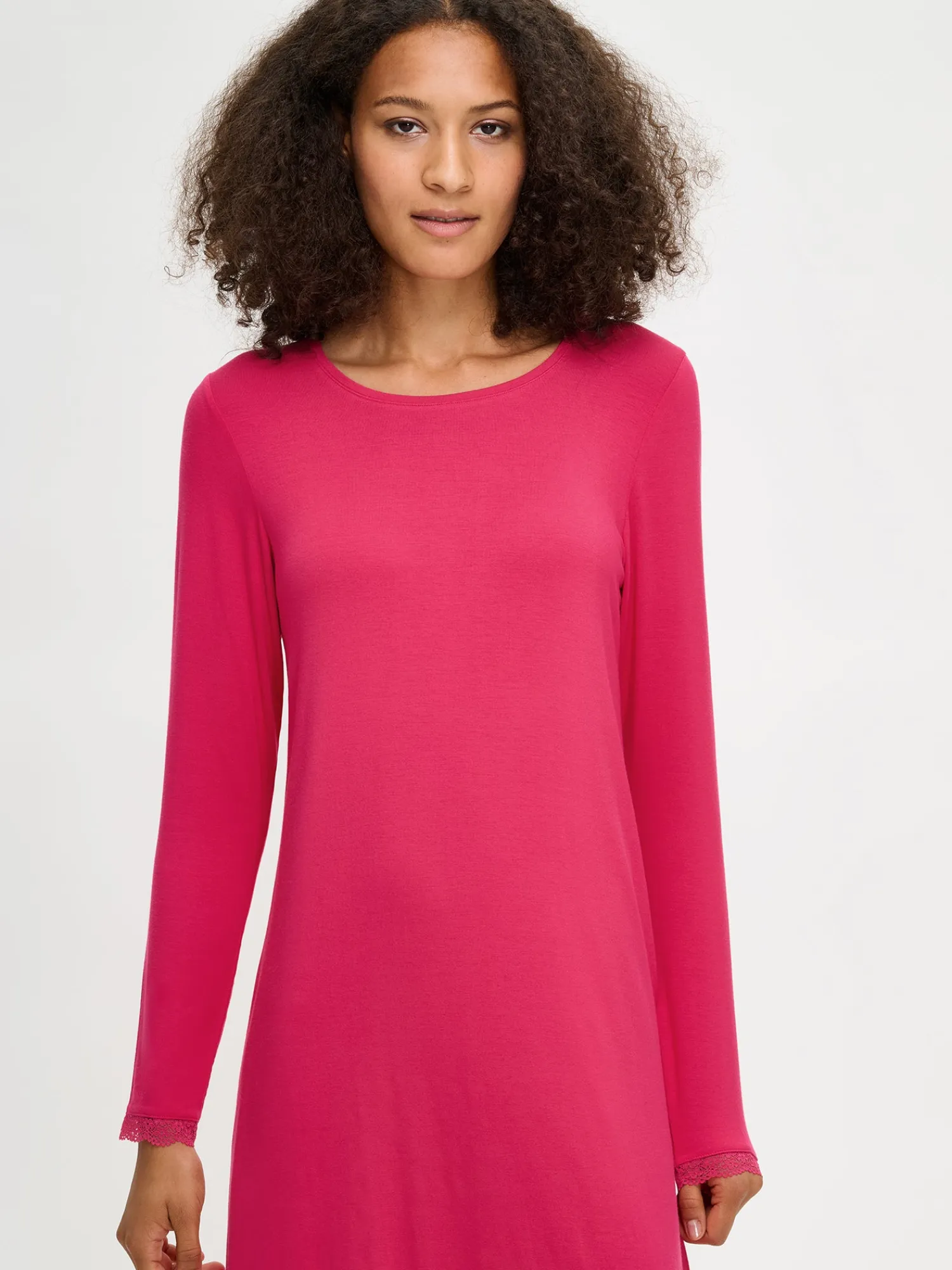 Nanso Yöasut Ja Oloasut*PITSI lyhyt yöpaita -