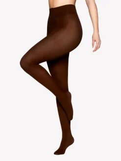 Nanso Katso Valikoima|Katso Sukkahousut*RECYCLED OPAQUE 80 den sukkahousut - ruskeat