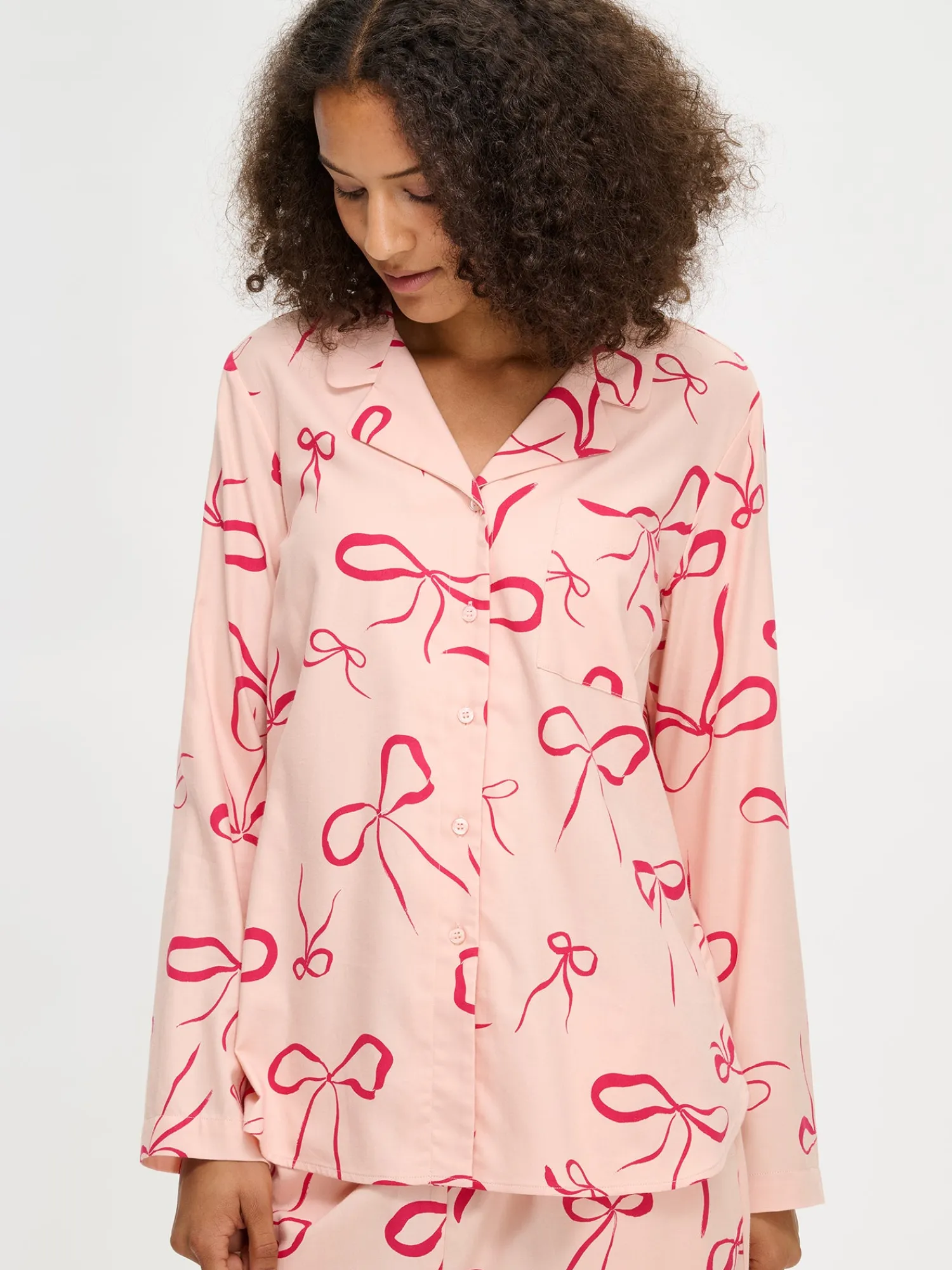 Nanso Yöasut Ja Oloasut*RUSETTI paita - vaaleanpunainen