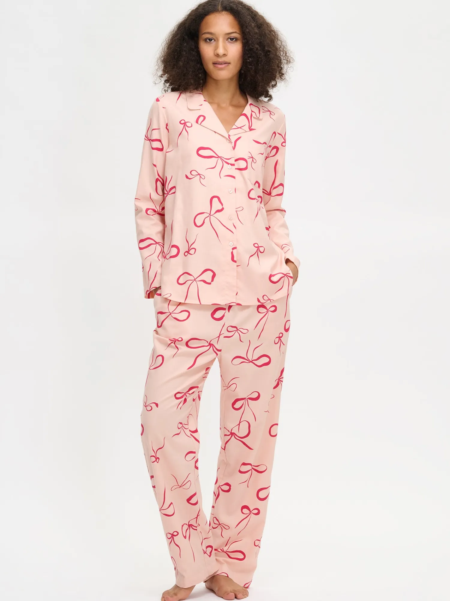 Nanso Yöasut Ja Oloasut*RUSETTI paita - vaaleanpunainen