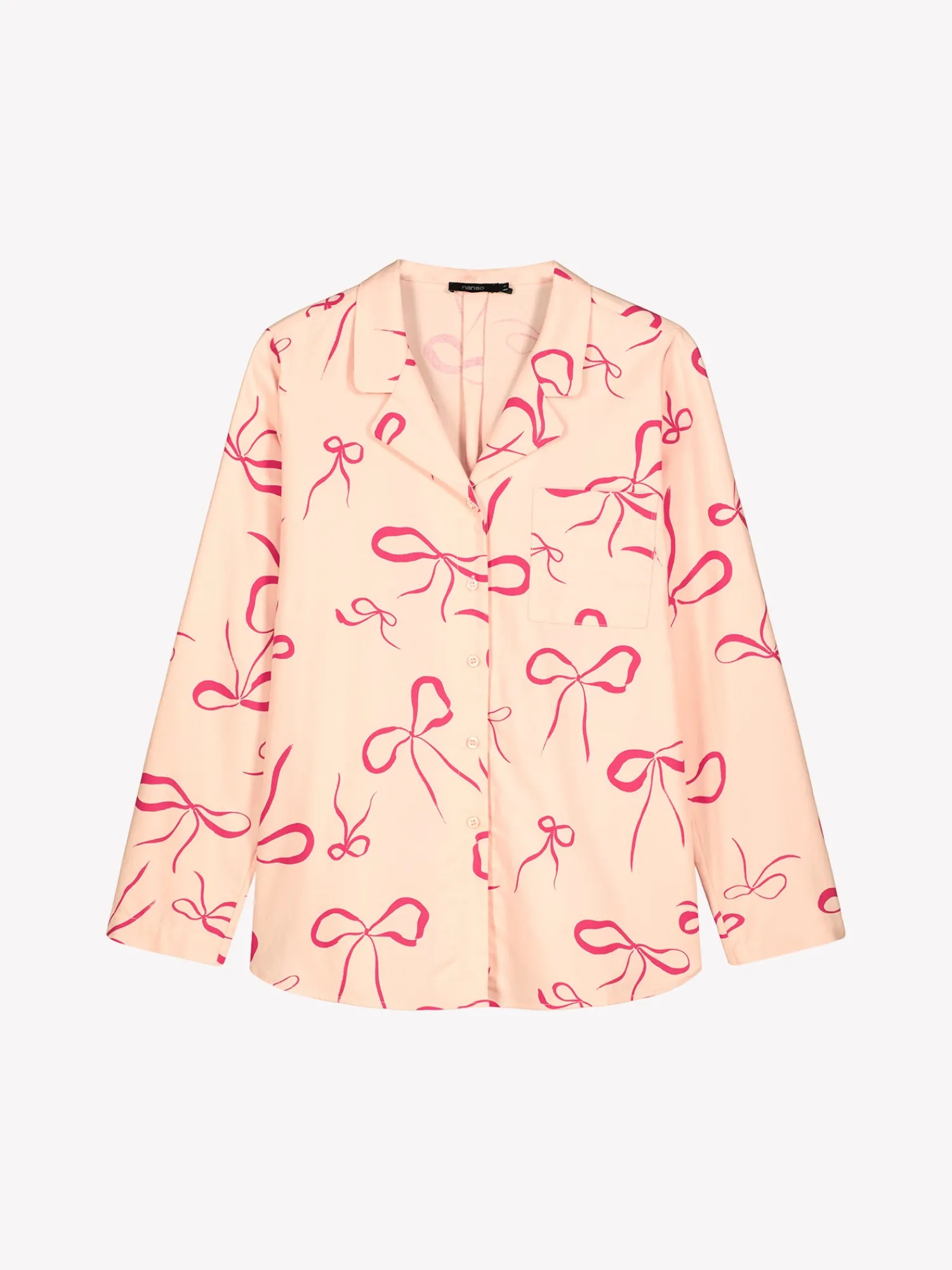 Nanso Yöasut Ja Oloasut*RUSETTI paita - vaaleanpunainen