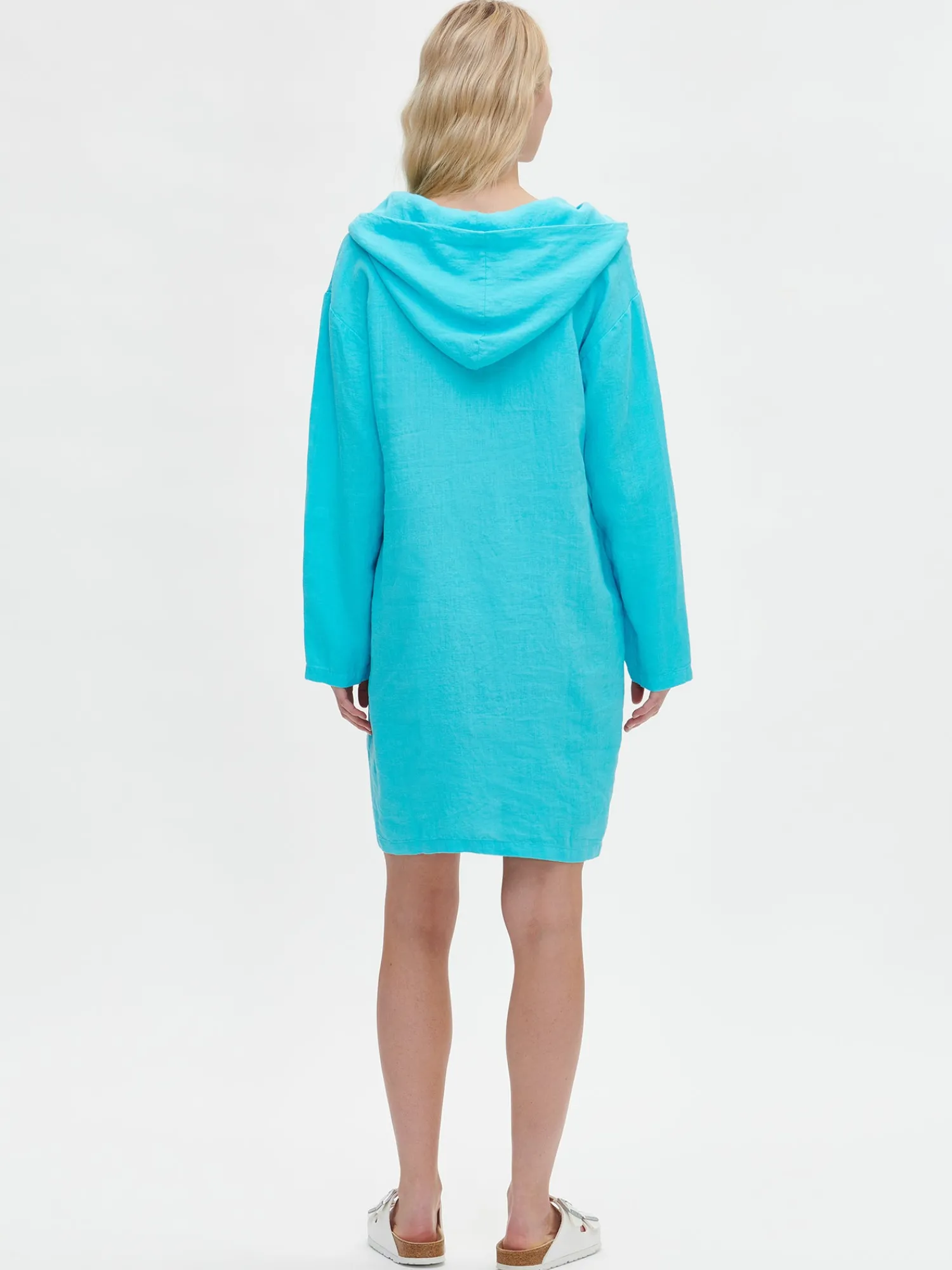 Nanso Pellavavaatteet|Yöasut Ja Oloasut*SARASTUS hupparimekko -