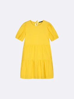 Nanso Pellavavaatteet|Mekot*SARASTUS lyhyt pellavamekko -