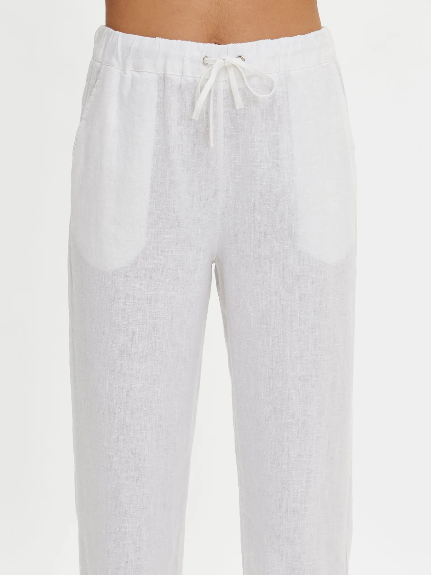 Nanso Pellavavaatteet|Yöasut Ja Oloasut*SARASTUS pellavahousut -