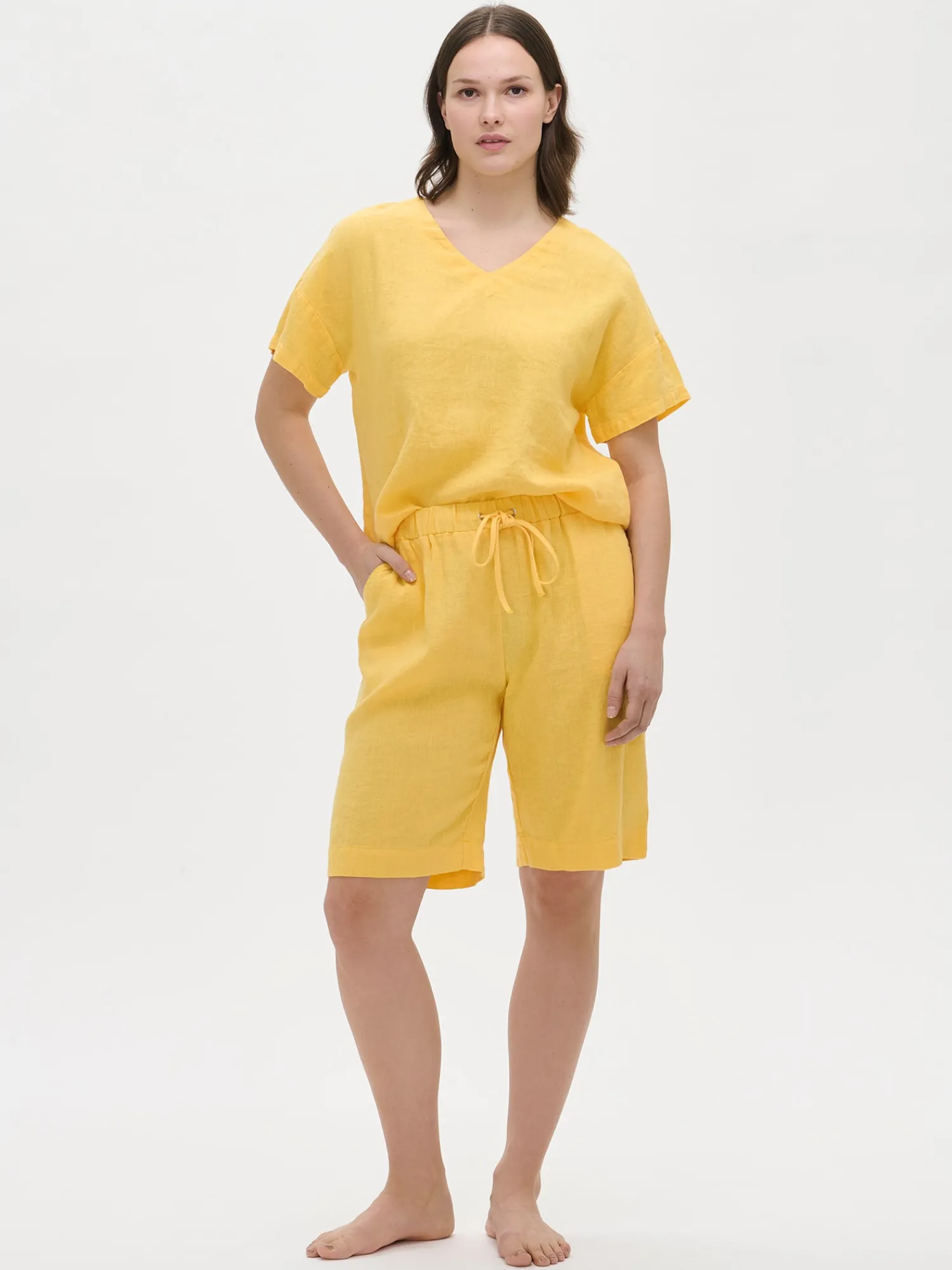 Nanso Pellavavaatteet|Yöasut Ja Oloasut*SARASTUS pellavapusero -