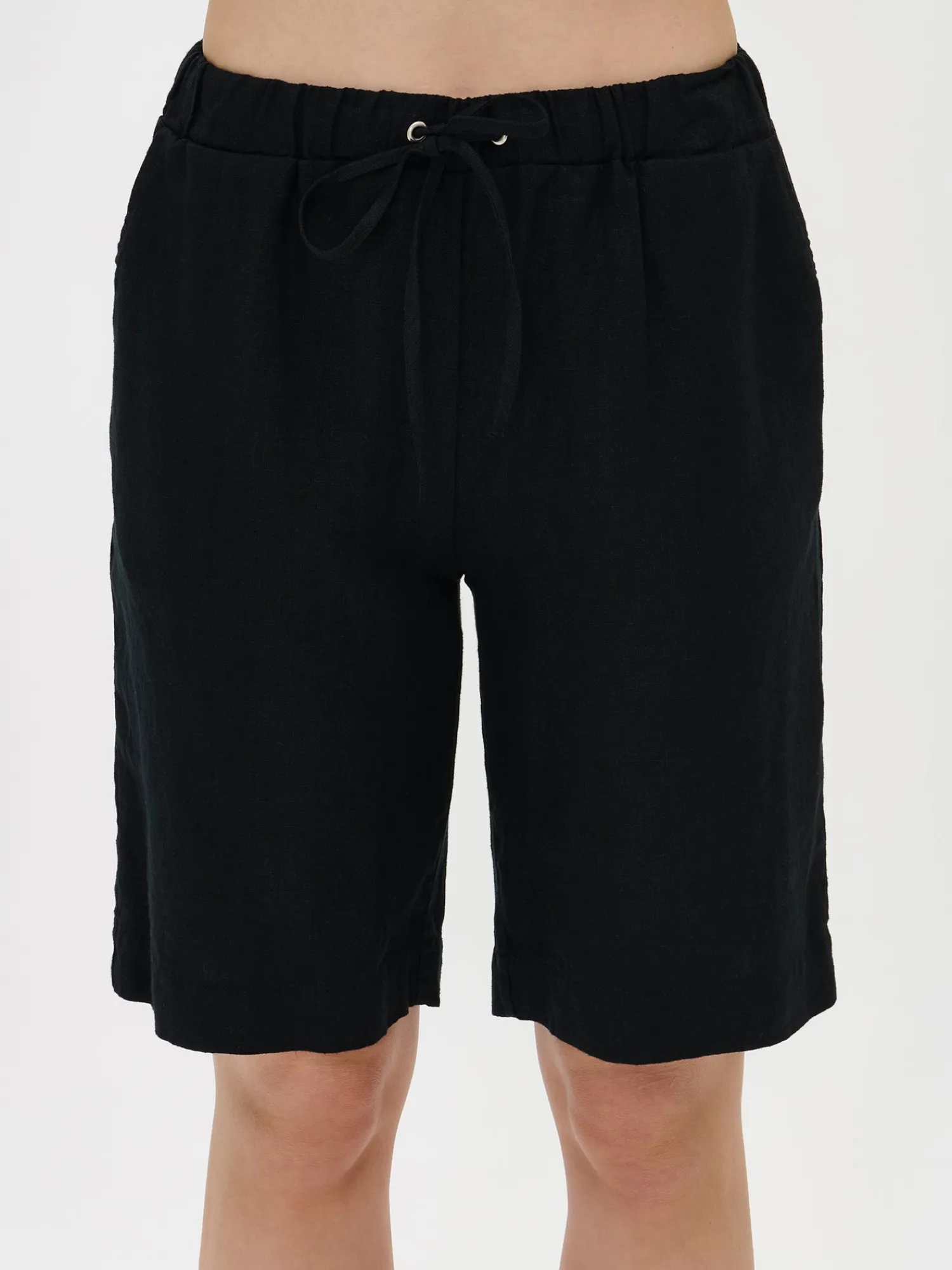 Nanso Pellavavaatteet|Yöasut Ja Oloasut*SARASTUS pellavashortsit -