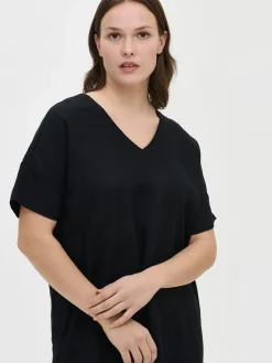 Nanso Pellavavaatteet|Yöasut Ja Oloasut*SARASTUS pitkä pellavakaftaani -