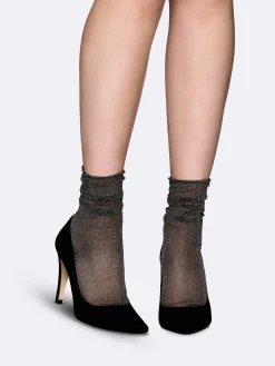 Nanso Katso Valikoima|Katso Sukat*SHIMMER nilkkasukat -