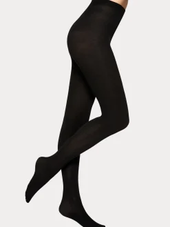 Nanso Katso Valikoima|Katso Sukkahousut*SILKY COTTON sukkahousut - musta