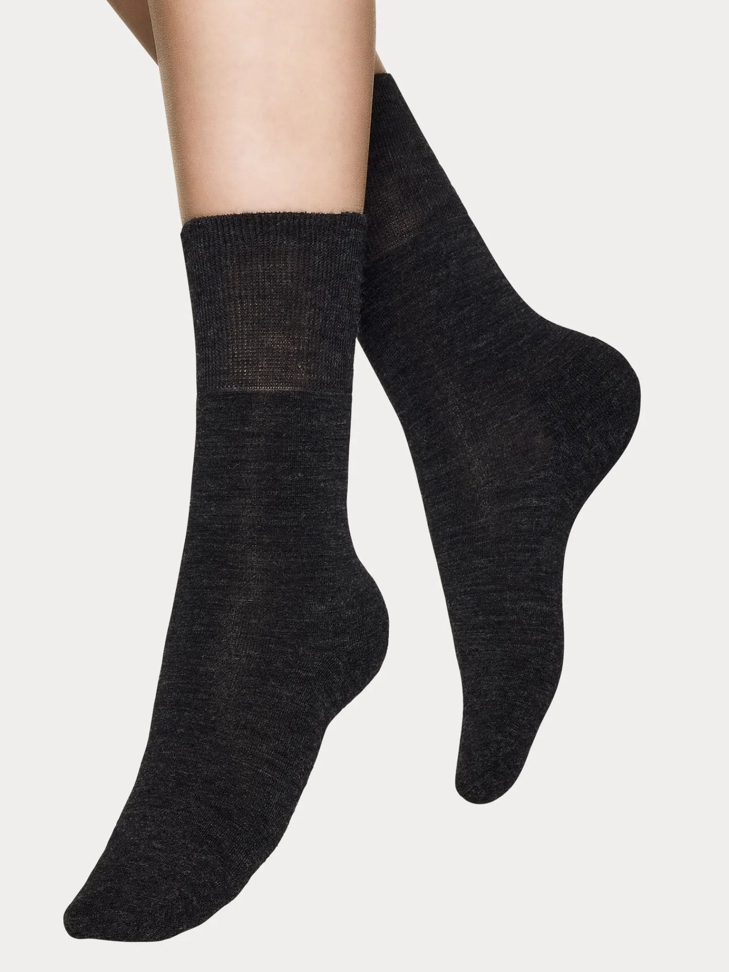 Nanso Katso Valikoima|Katso Sukat*TERRY SOLE COMFORT merinovillasukat - tummanharmaa