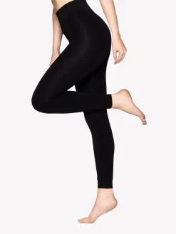 Nanso Katso Valikoima|Katso Sukkahousut*VELVET THERMO leggingsit - musta